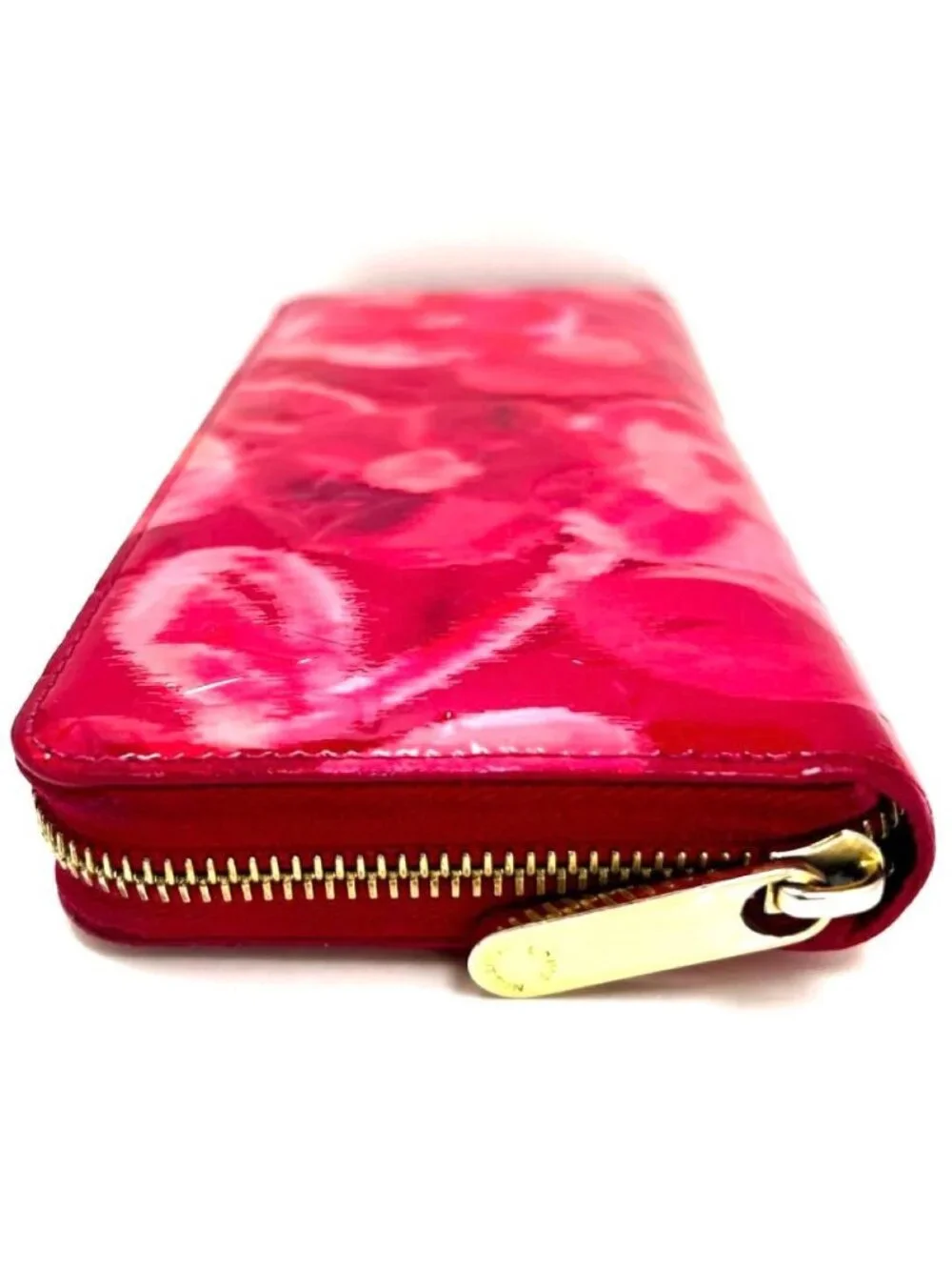 Louis Vuitton Vernis Ikat Flower Zippy Wallet Rose